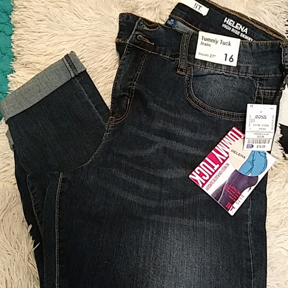 Helena high rise skinny jeans tummy tuck Clearance